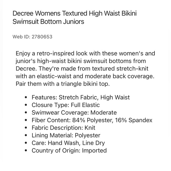 Decree Textured Bikini Set - Picture 9 of 12